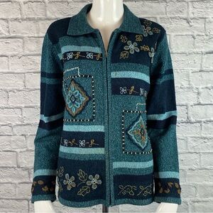 Vintage 1990s Tanjay Women’s Abstract Sweater